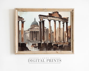 C. 1910 TEMPLE of MARS the AVENGER, Rome, Italy - Roman