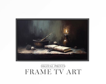 Samsung FRAME TV Art Download - Victorian Gothic Still Life Oil Painting For Frame TV - Vintage Moody Dark Art - Digital Samsung Frame