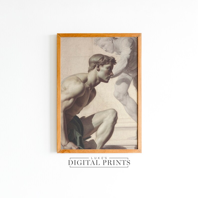 PRINTABLE Classical Man Drawing - Digital Print Download - Roman Men ...