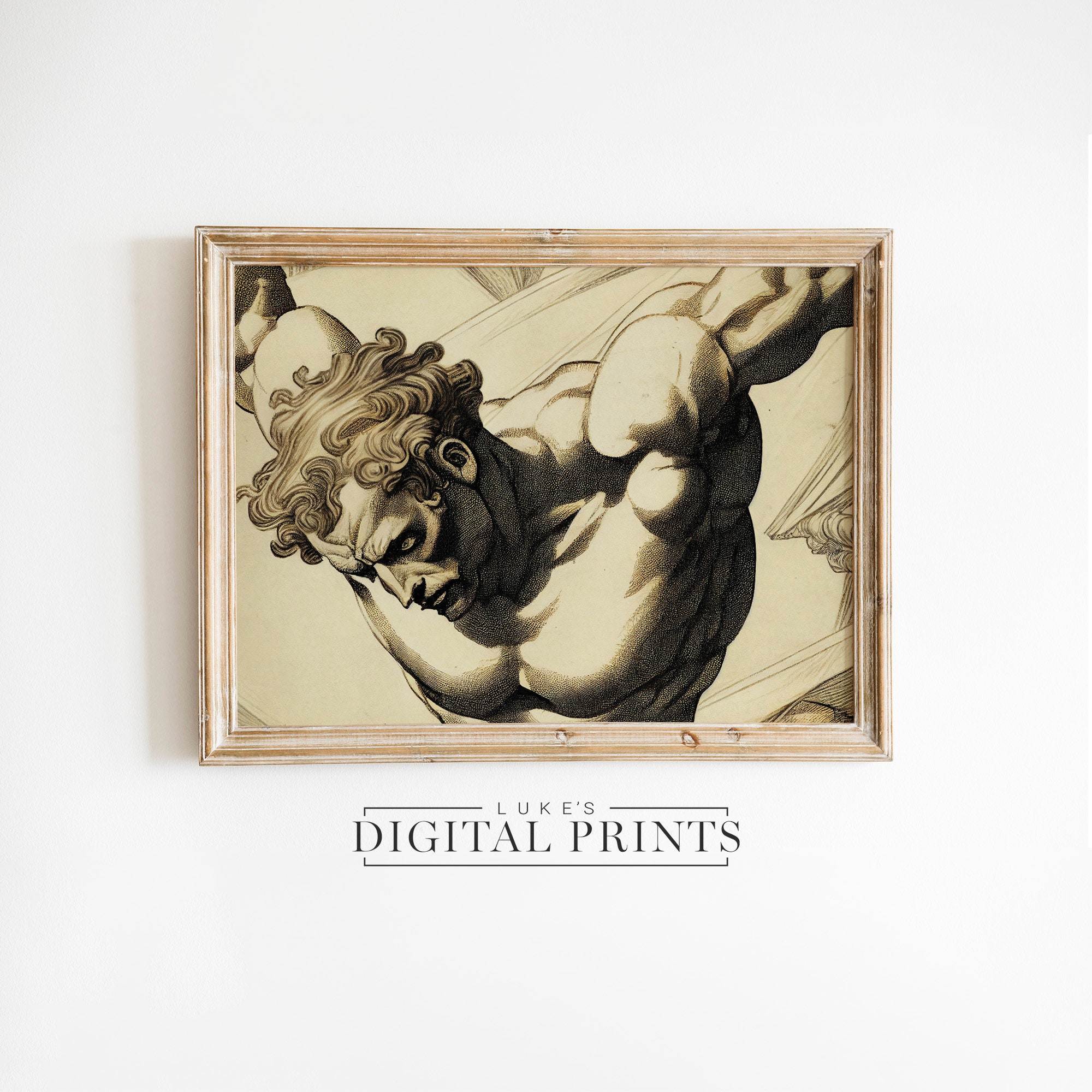 Ancient Roman Man Sketch Art Print Set of 2 - Digital Downloads - Greek ...