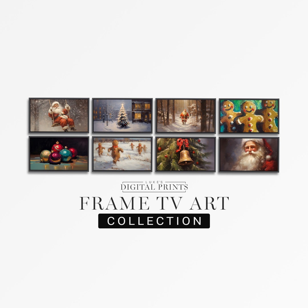 Weihnachten Kunstwerk Sammlung für Samsung FRAME TV Art Download Set