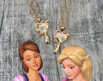 Diamond Castle Necklace, Best Friend Necklace, Magic Mirror Melody