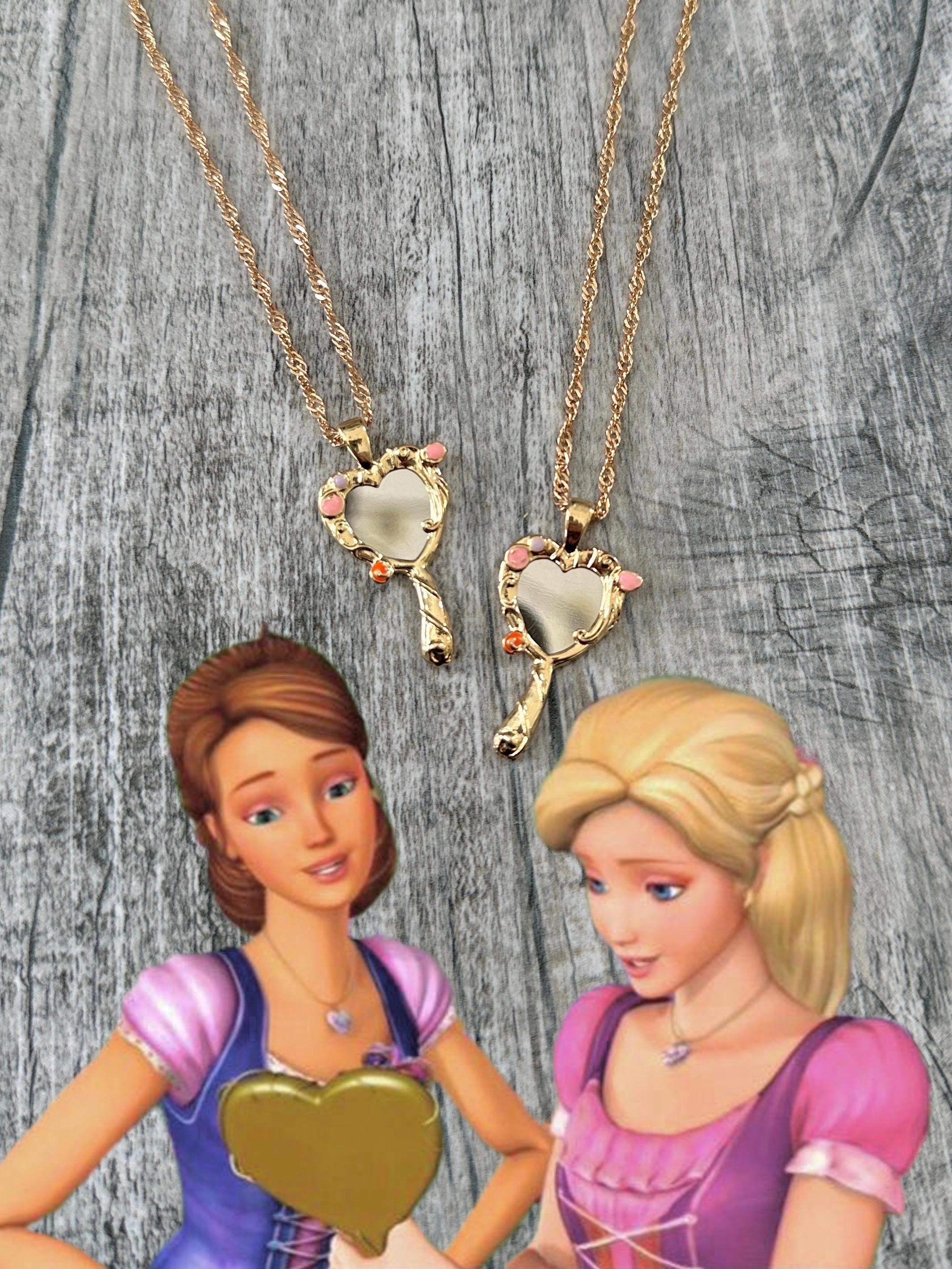 Barbie Diamond Castle Mirror Necklace