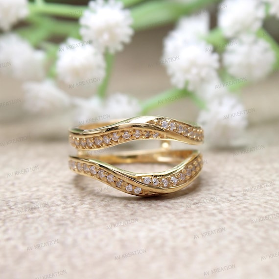 LADIES WRAP RING 0.25CT ROUND DIAMOND 14K WHITE GOLD LADIES WRAP RING 0.25CT ROUND DIAMOND 14K WHITE GOLD