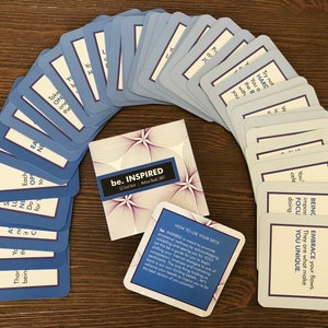 ser. Baraja de cartas inspired self-care
