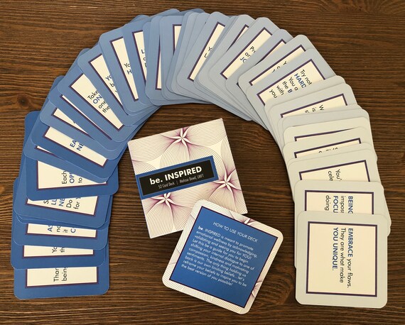be. INSPIRED Self-Care Card Deck