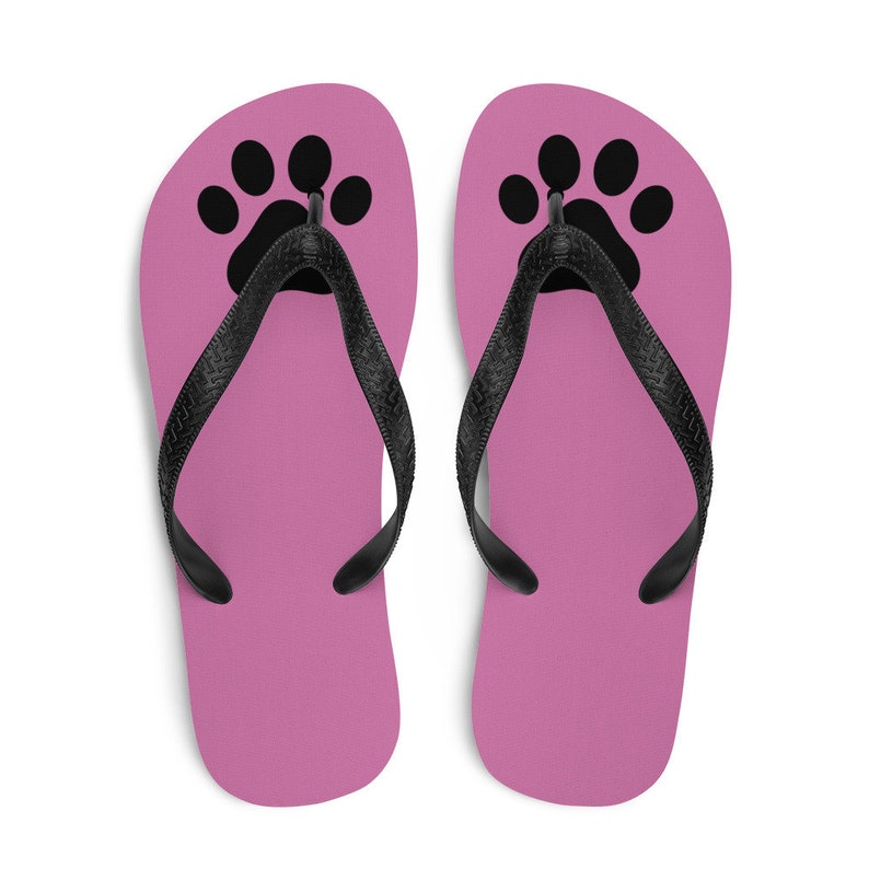 Cat Paws Flipflops Etsy