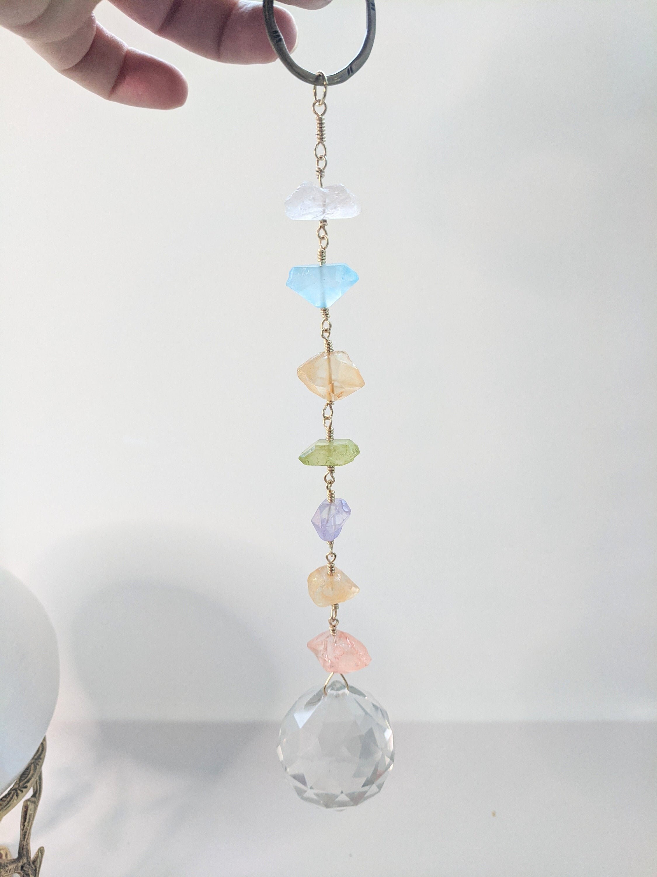 Rainbow prism rainbow crystals quartz window hanging Etsy
