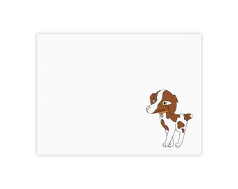 Blocco note Brittany Dog - Blocco note Brittany Post-it® - Varie dimensioni - Blocco note Spaniel Bretone