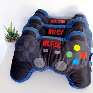 Personalised gamer cushion, computer controller cushion, custom made