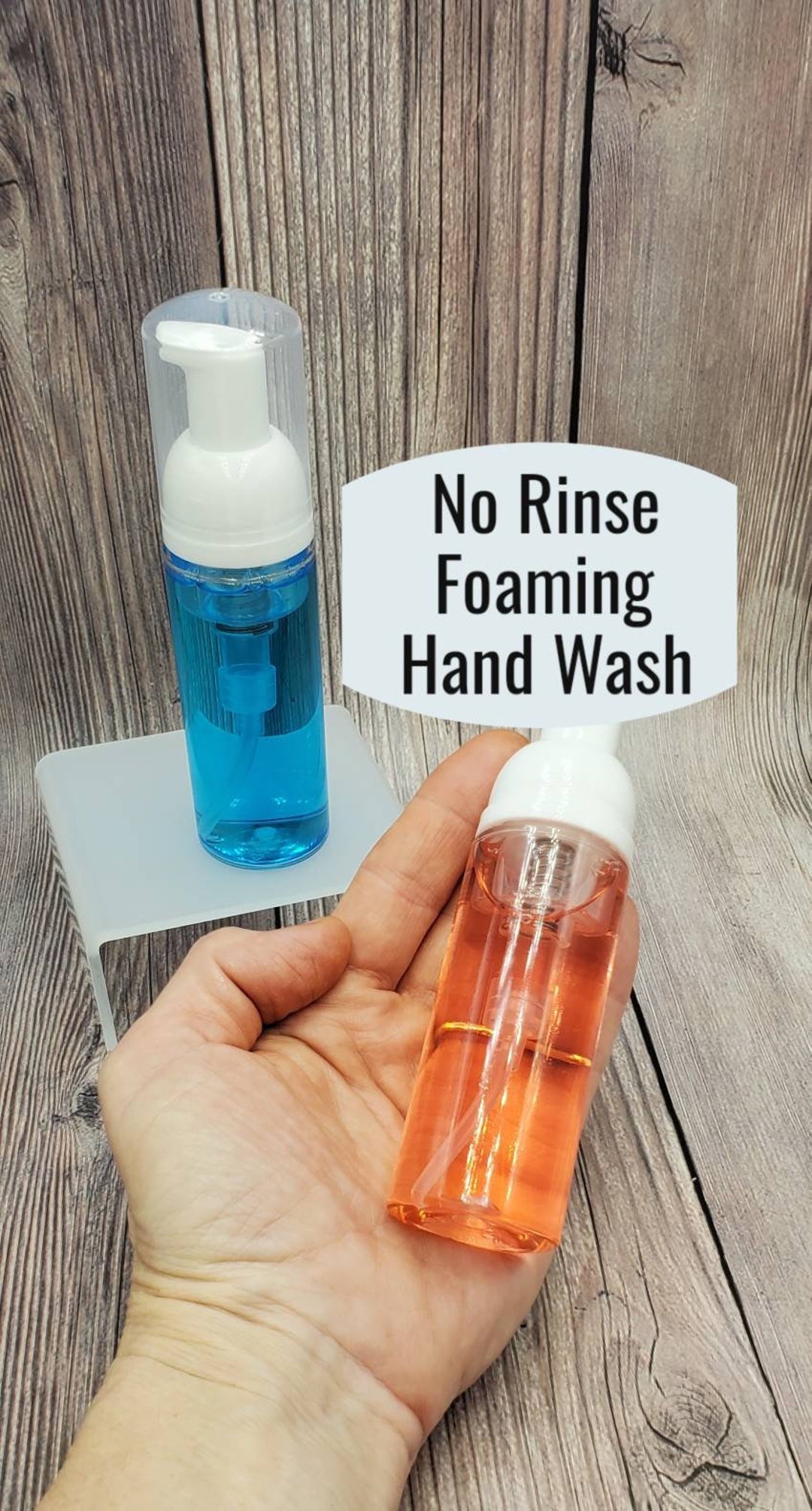 No Rinse Foaming Hand Wash. No Rinse Foaming Soap. Hand Wash. Etsy