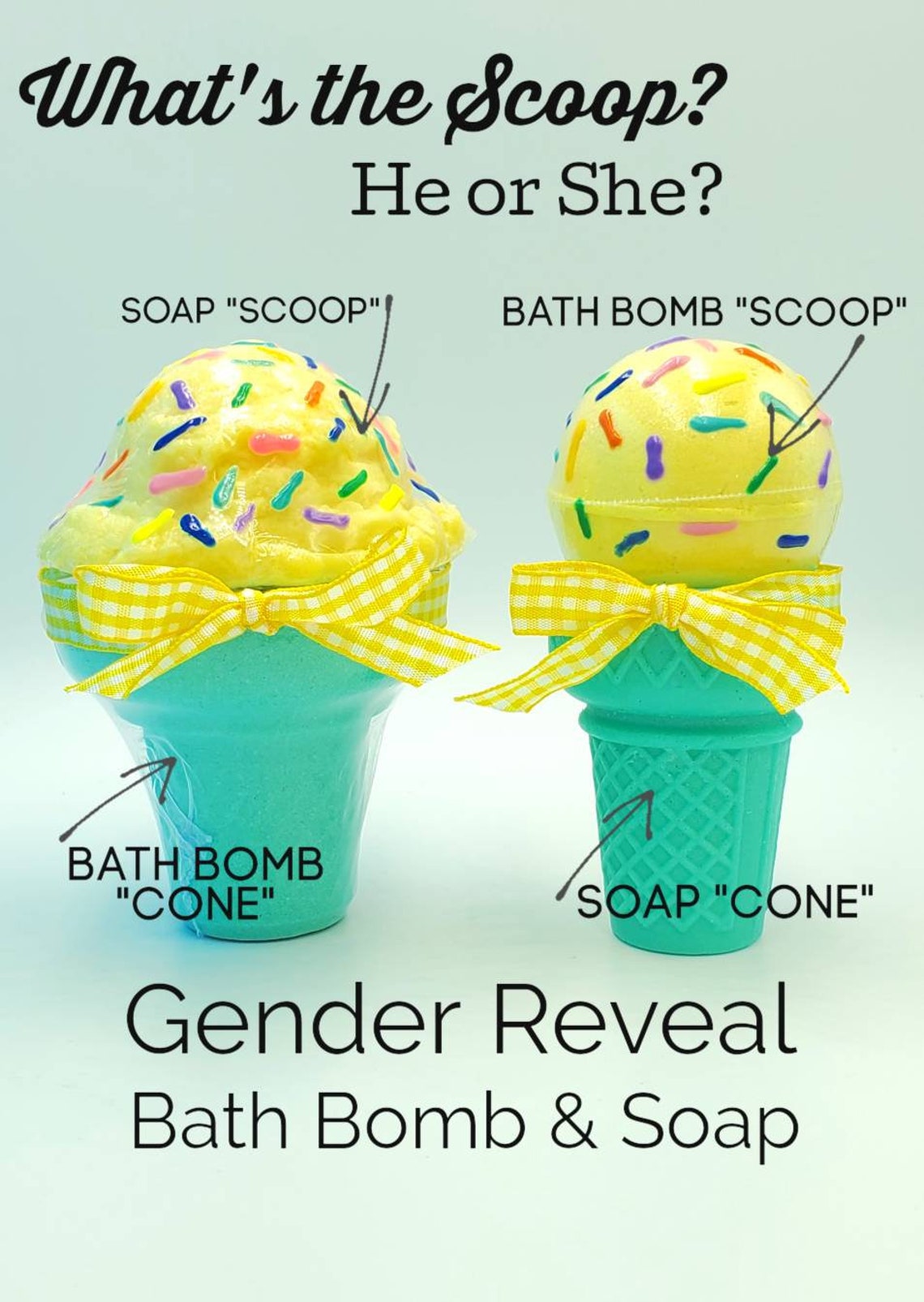 Bath Bomb. Gender Reveal. Gender Reveal Bath Bomb. What's Etsy