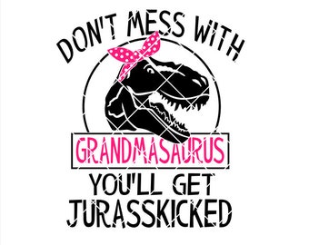 Download Grandmasaurus Svg Etsy