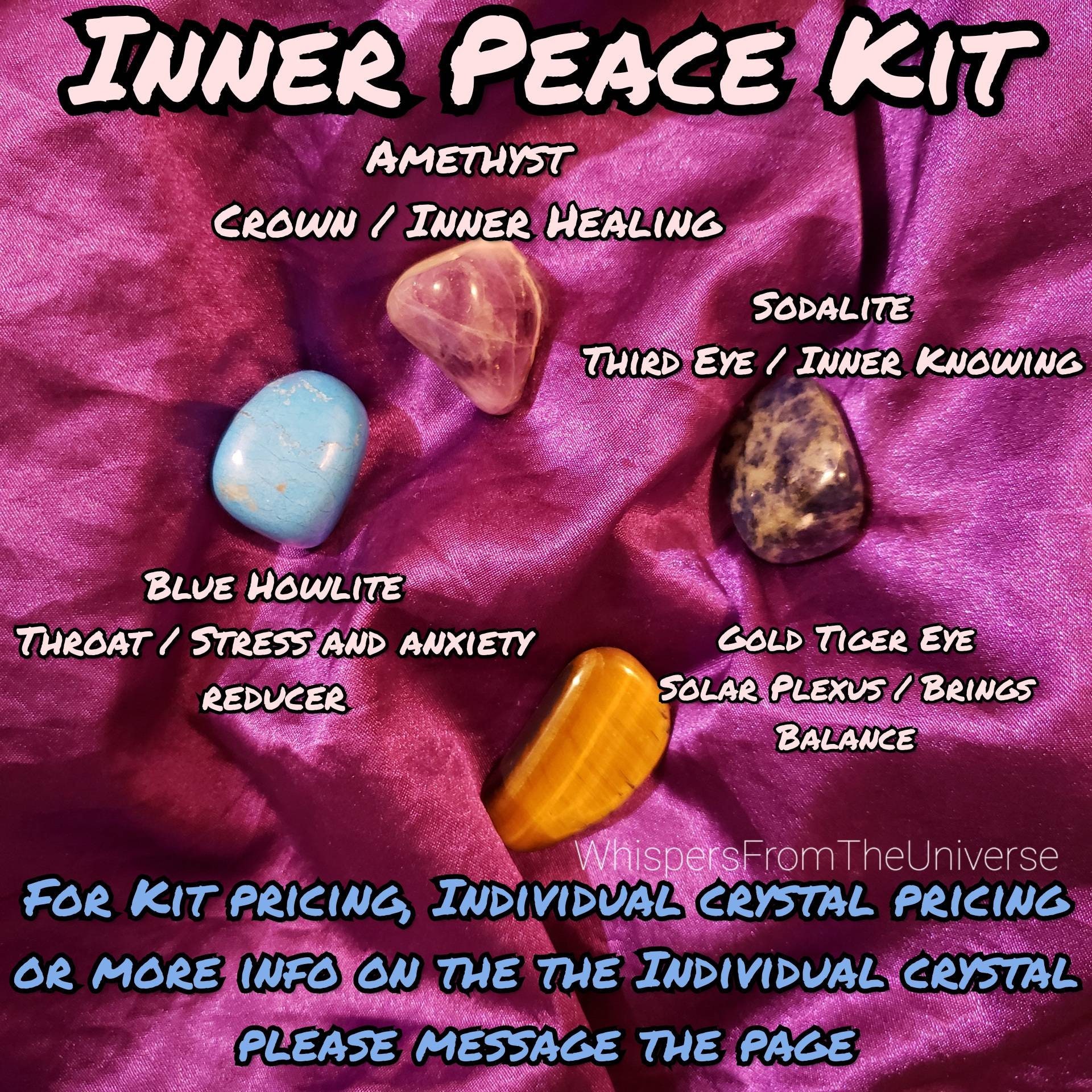 Inner Peace Crystal Kit Etsy
