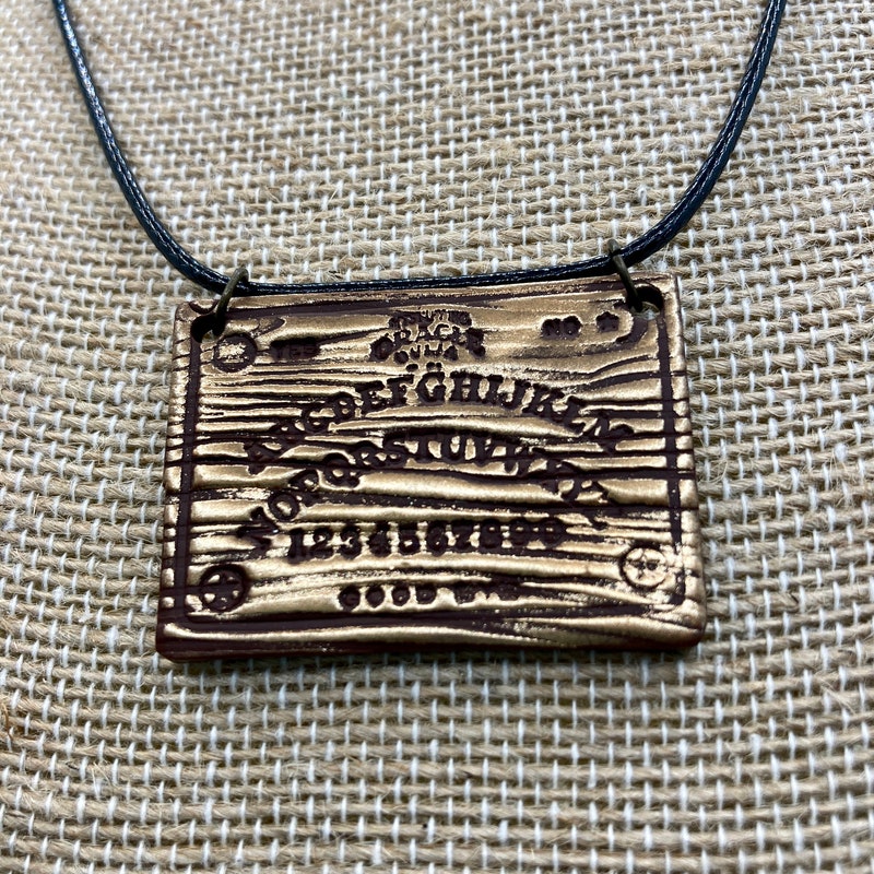 Alchemy Crowleys Spirit Board Ouija Necklace