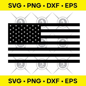 American Flag SVG PNG DXF Eps Download and Cutfile | Etsy
