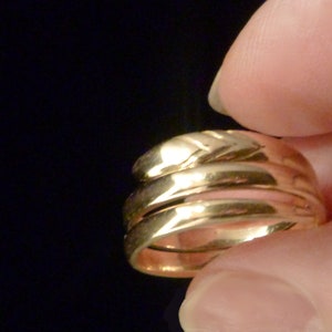 18K Victorian Snake Ring image 1