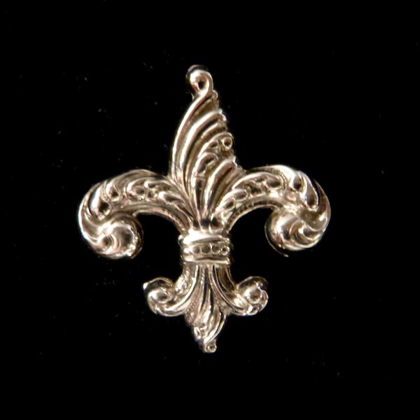 Fleur de Lis Gold Filled Watch Pin