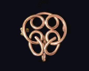 Victorian Gold Watch Pin