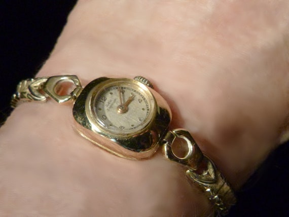 14K Jules Jurgensen Ladies' Wristwatch - image 4