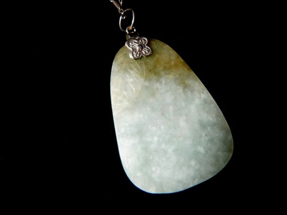 Jade Pendant with Sterling Necklace - image 6