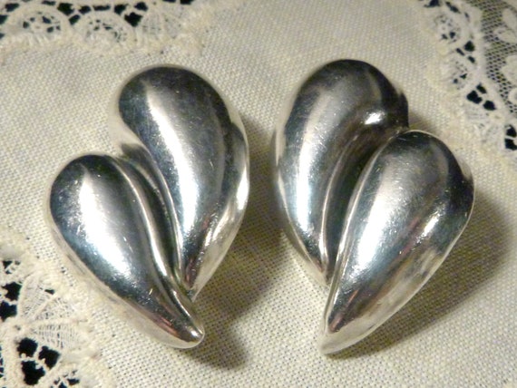 Taxco Sterling Silver Mexico Earrings - image 2