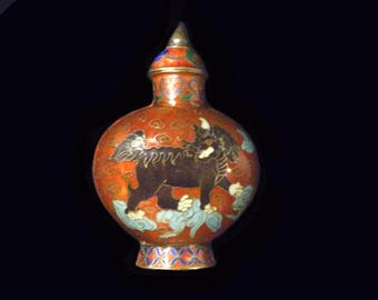 Cloisonne Snuff Bottle