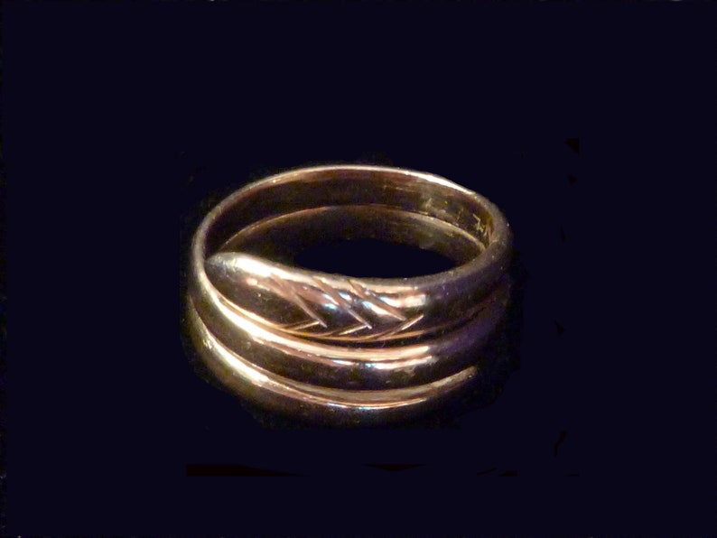 18K Victorian Snake Ring image 4