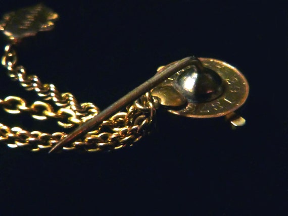 Victorian Chatelaine Brooch Pin - image 9