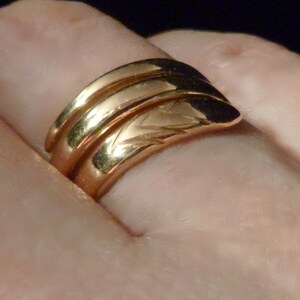 18K Victorian Snake Ring image 8