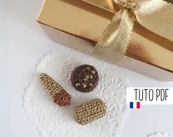 Tuto trois chocolats dorés