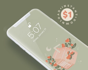 Juice Box Phone Wallpaper // Download digitale istantaneo