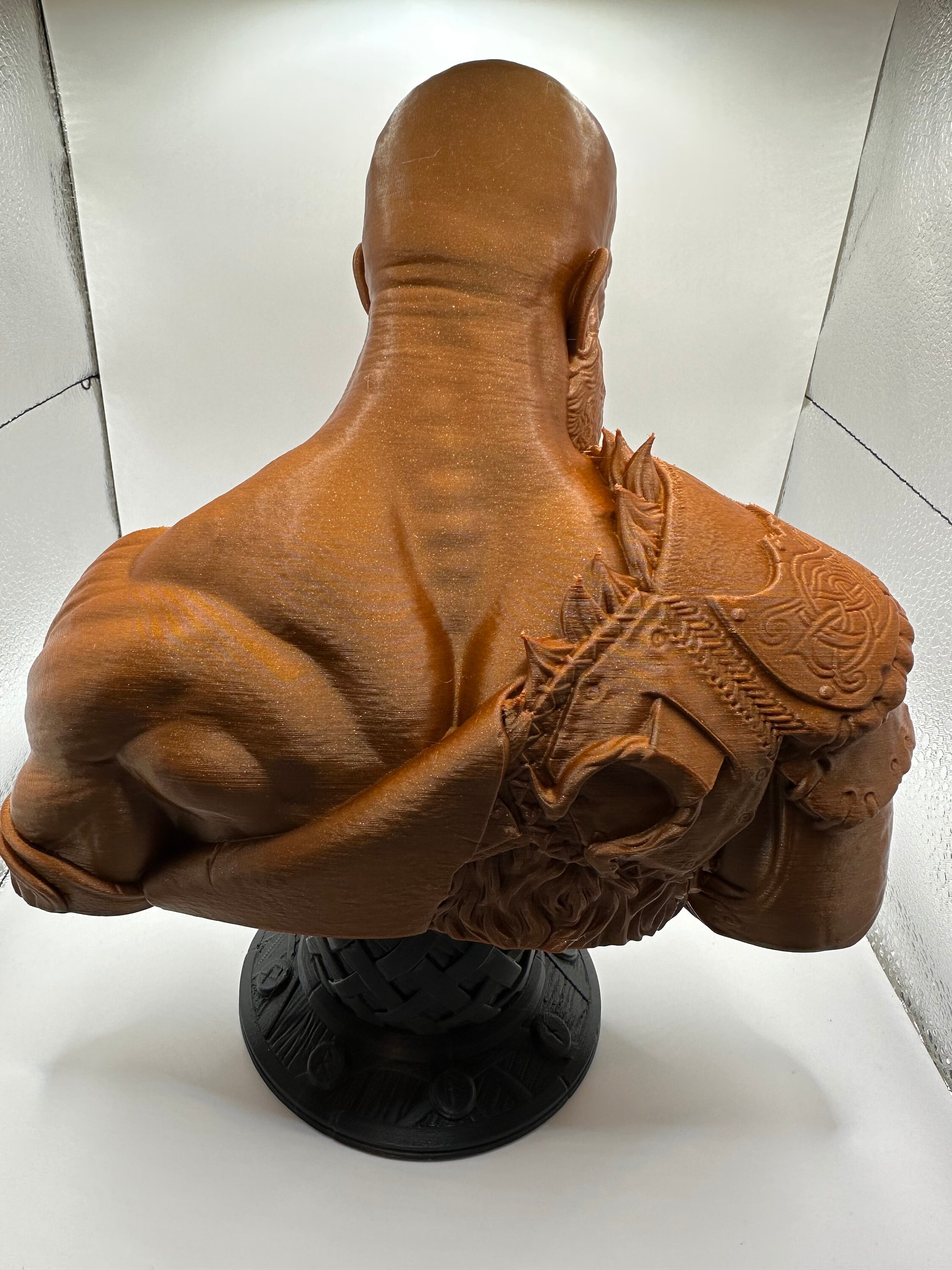 3D Printed Statue Kratos God of War Ragnarök Etsy