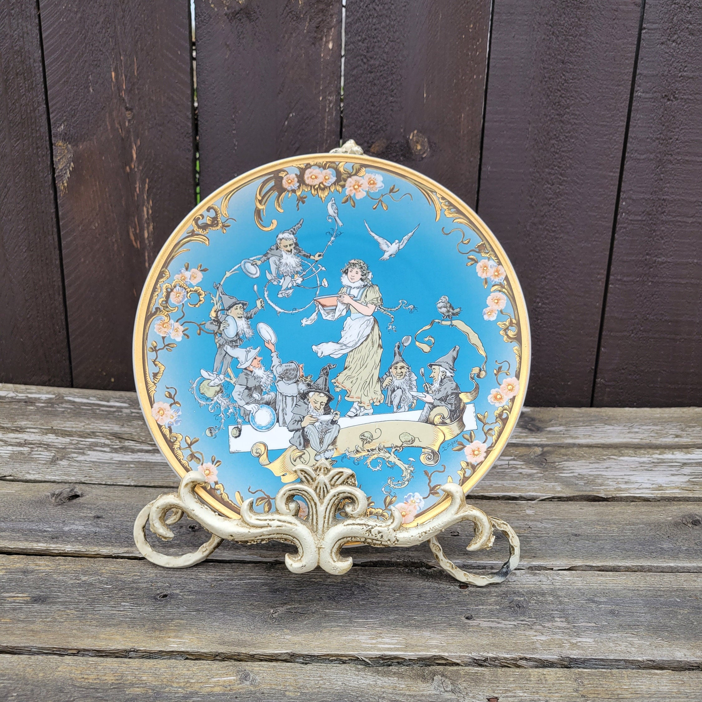 Villeroy Boch Blancanieves y la placa de coleccionista de los 7