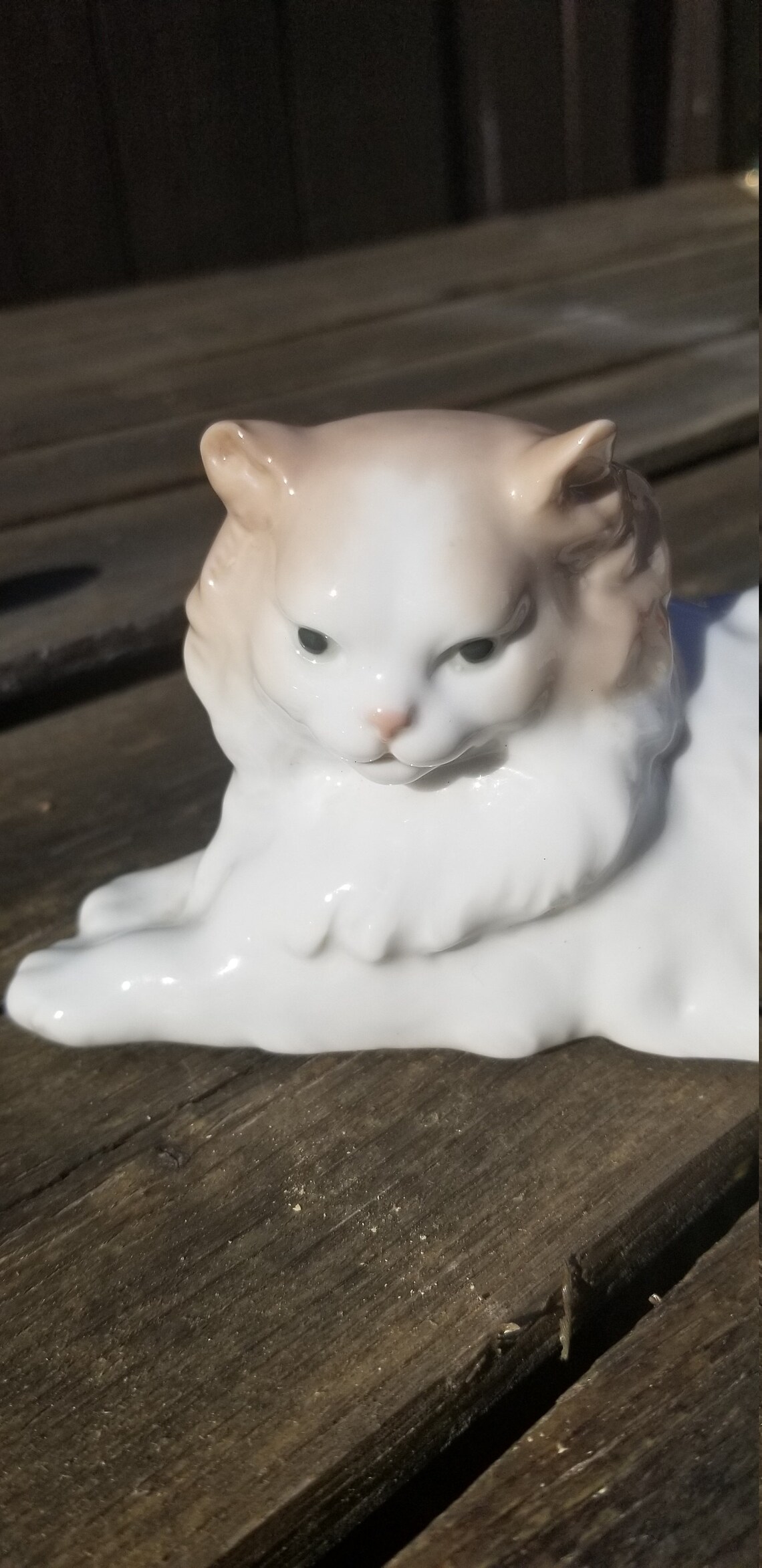 Vintage NAO porcelain cat handmade Lladro figurine made in Etsy
