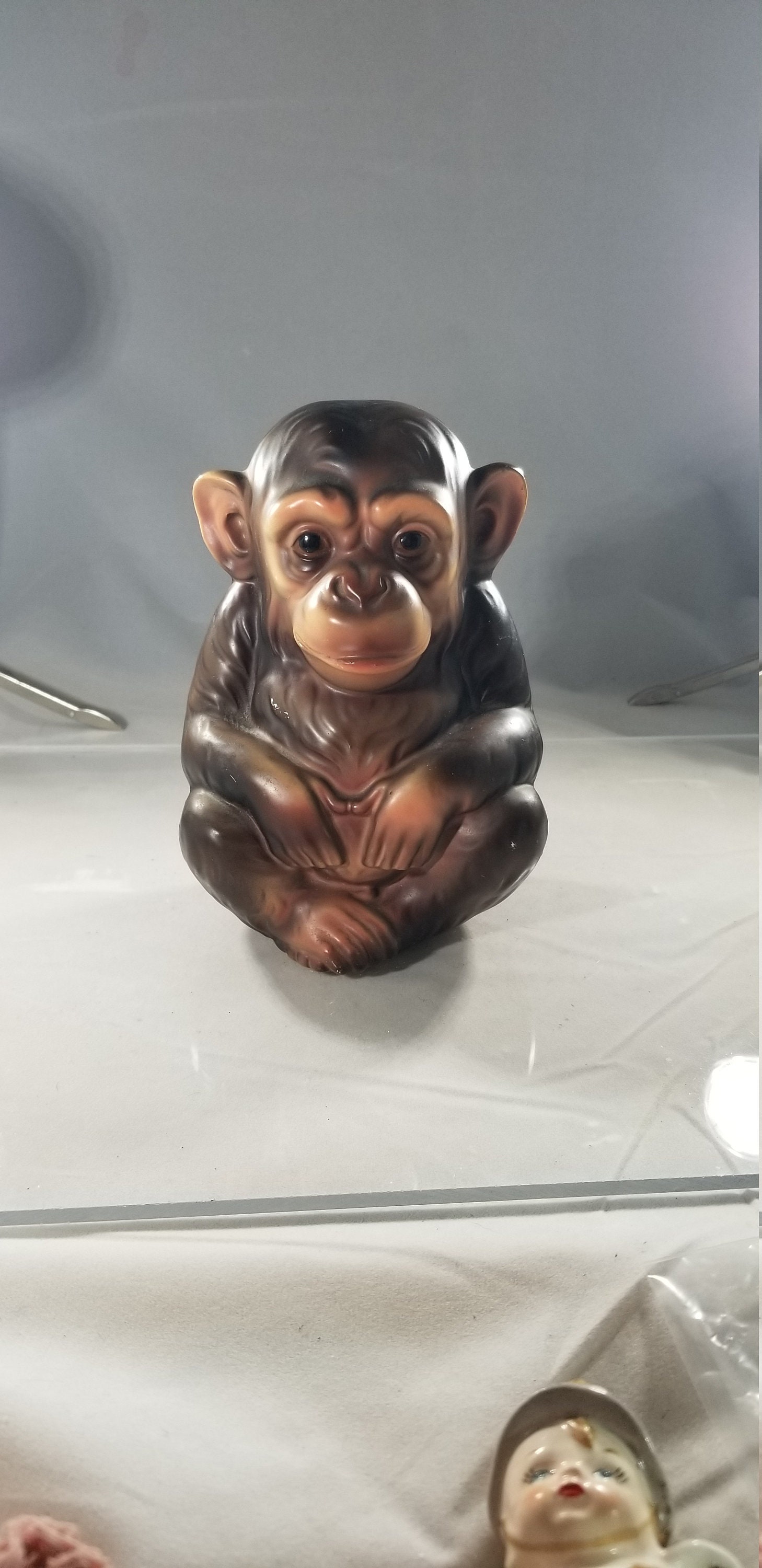 Vintage Ceramaster A515 baby monkey coin bank ceramic Etsy