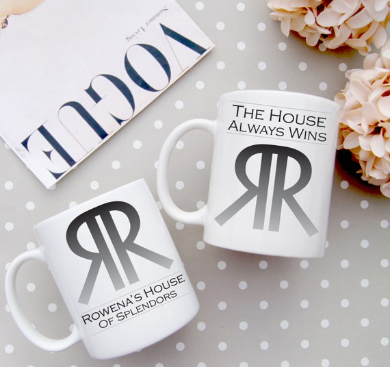Rowena's House of Splendors Fictional Logo Art Etsy