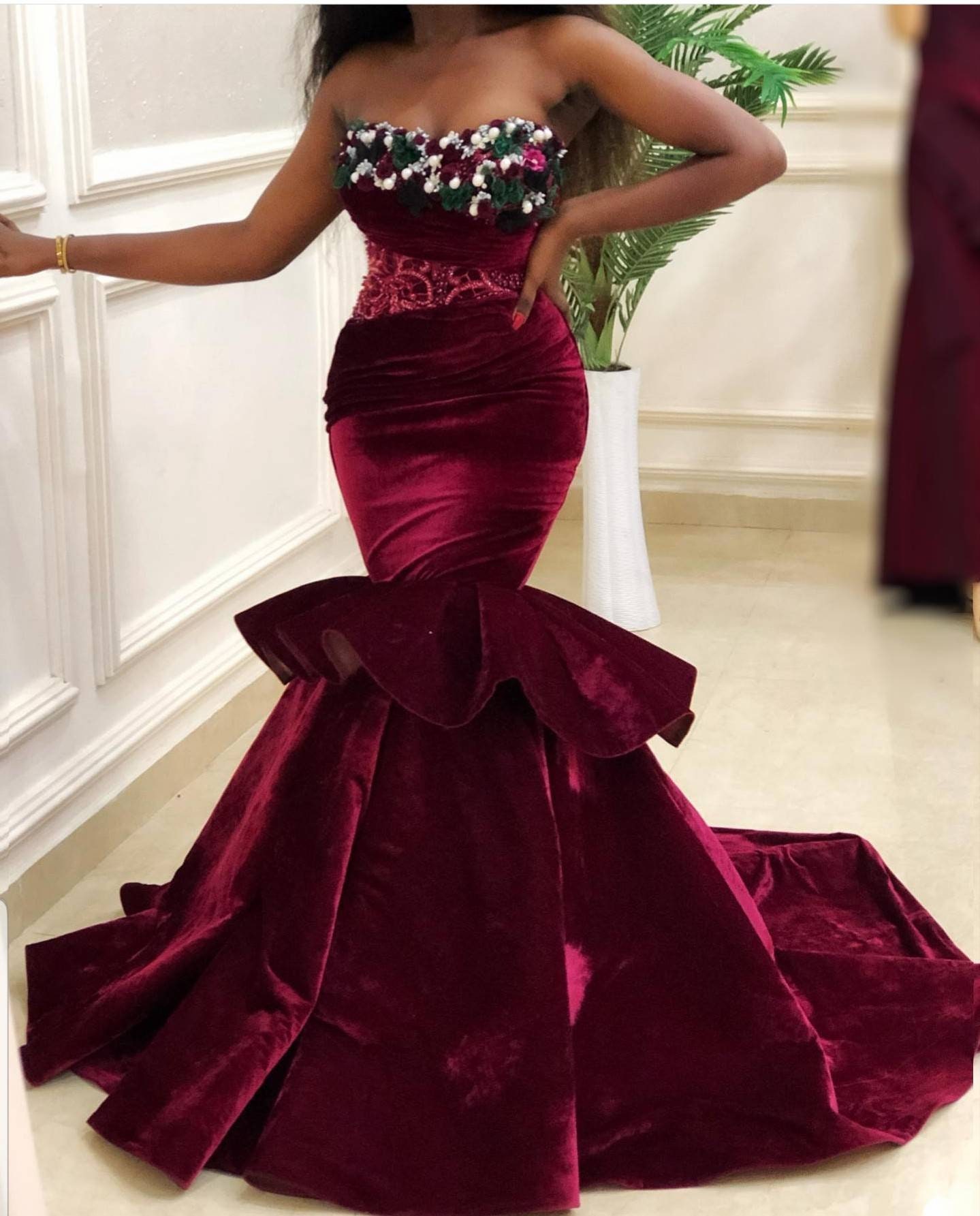 dinner gown for wedding reception
