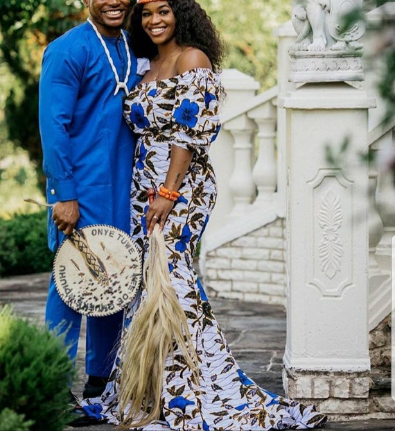 couple matching dress for wedding