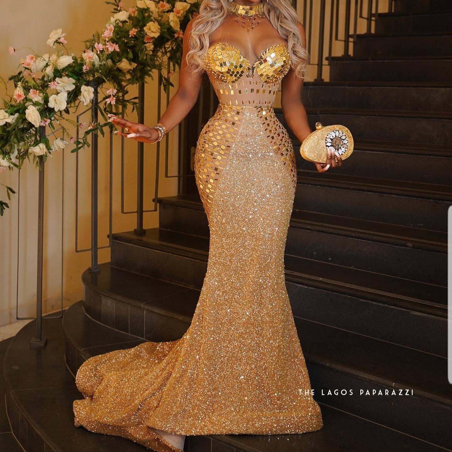 Diamond Prom Dress - Etsy
