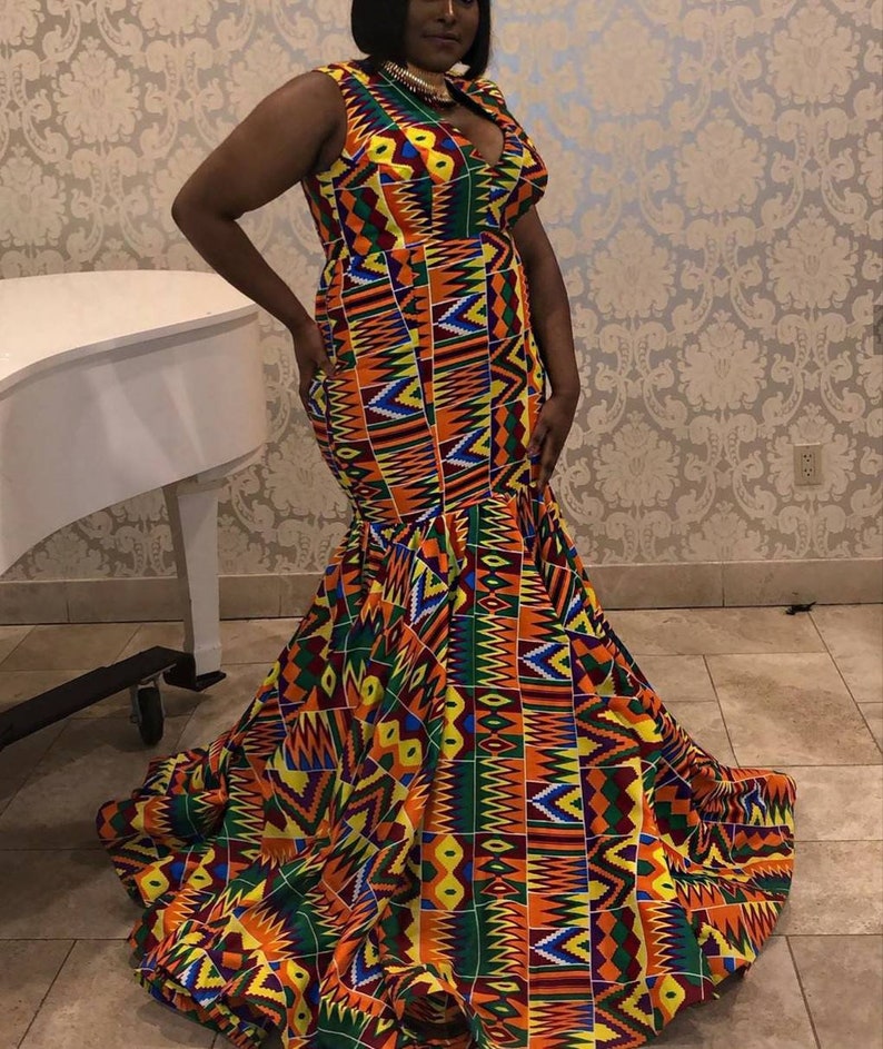 kente styles for plus size