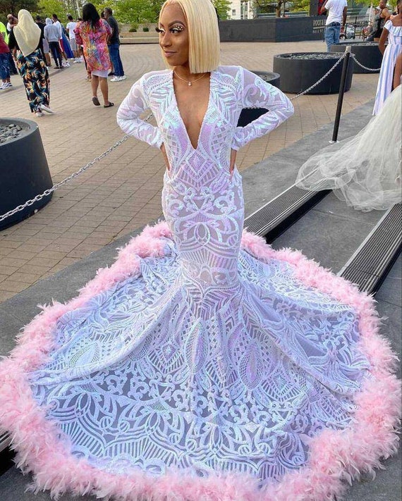 long trumpet prom dresses