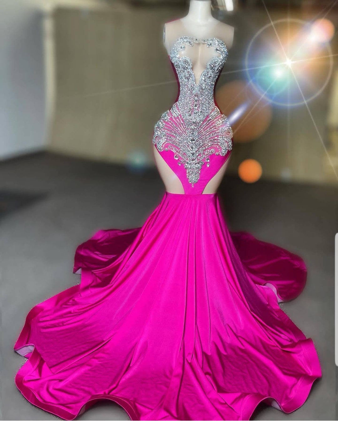 Embellished a Line Trumpet Formal Prom Gownavailable in - Etsy