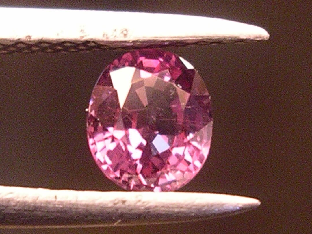 Burmese Color Change Spinel 0.56ct Oval Faceted Loose Gemstone Etsy