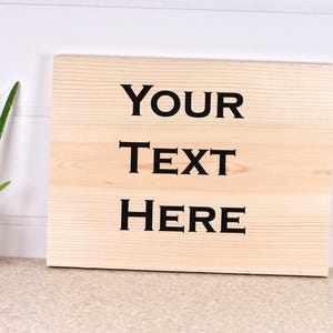 CUSTOM Wooden Wall Sign With Engraved Bible Verse Home Decor Sign Gift for Home and Office and Kitchen, Personalized Gift & Inspiring Décor