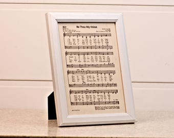 Letrero de madera con himno musical personalizado/Arte cristiano de pared grabado con láser