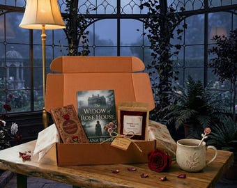 Romance Book Box – Monthly Book Lover Gift, Tea, Chocolate, Self Care