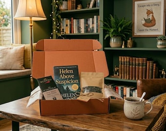 Cozy Book Box with Tea & Chocolate