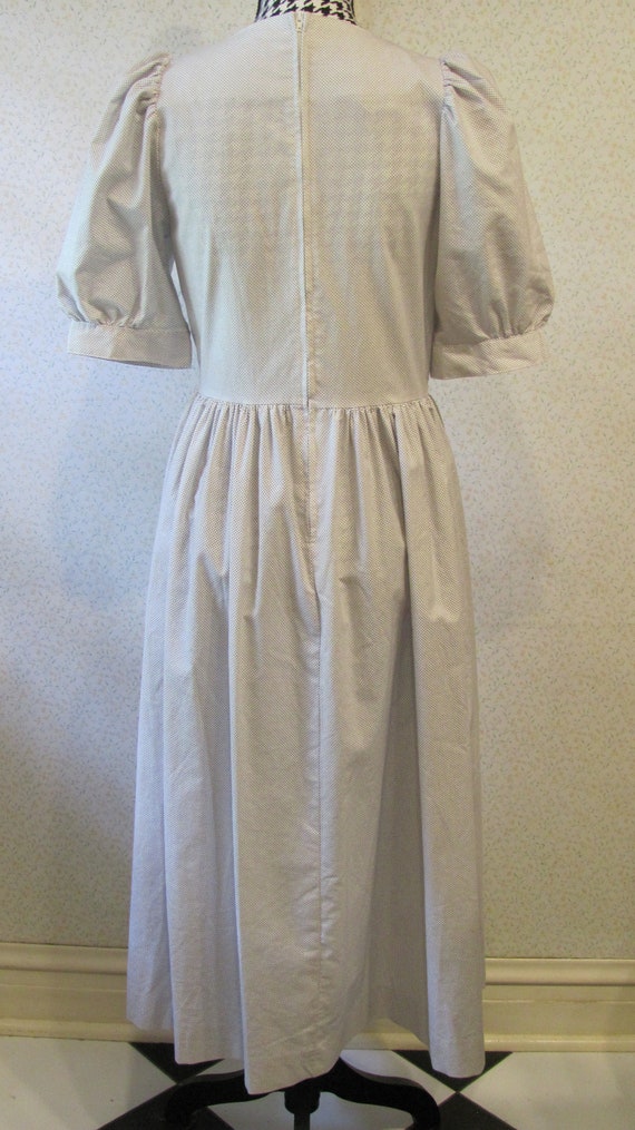 Vintage Laura Ashley Summer Cotton Fit & Flare Mi… - image 2