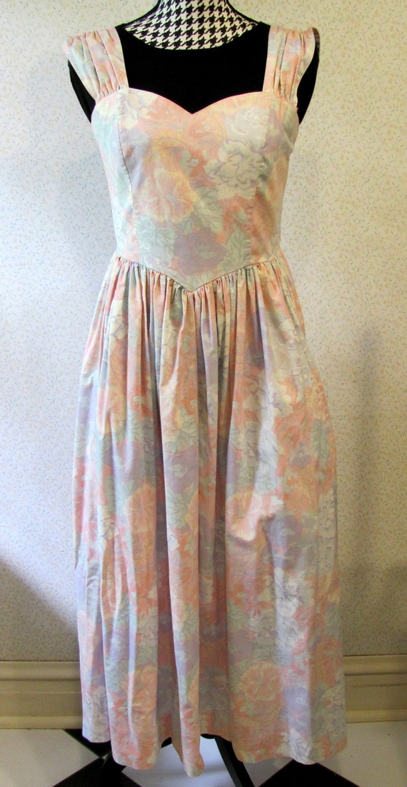 Vintage LAURA ASHLEY SUNDRESS Pristine 1970's Past